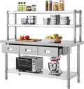 YITAHOME 60in X 24in NSF Stainless Steel Table for Versatile Use