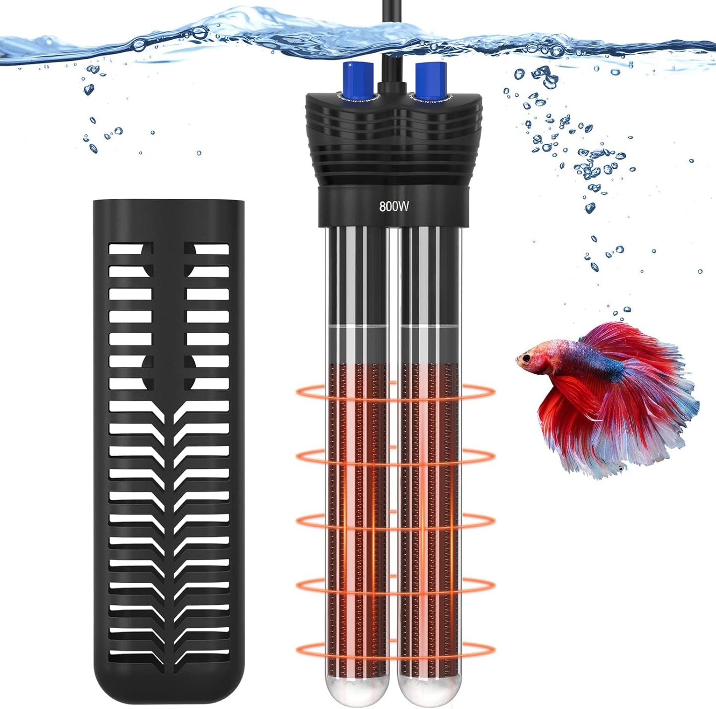 800W Submersible Heater - Perfect for 220 Gal Tank!