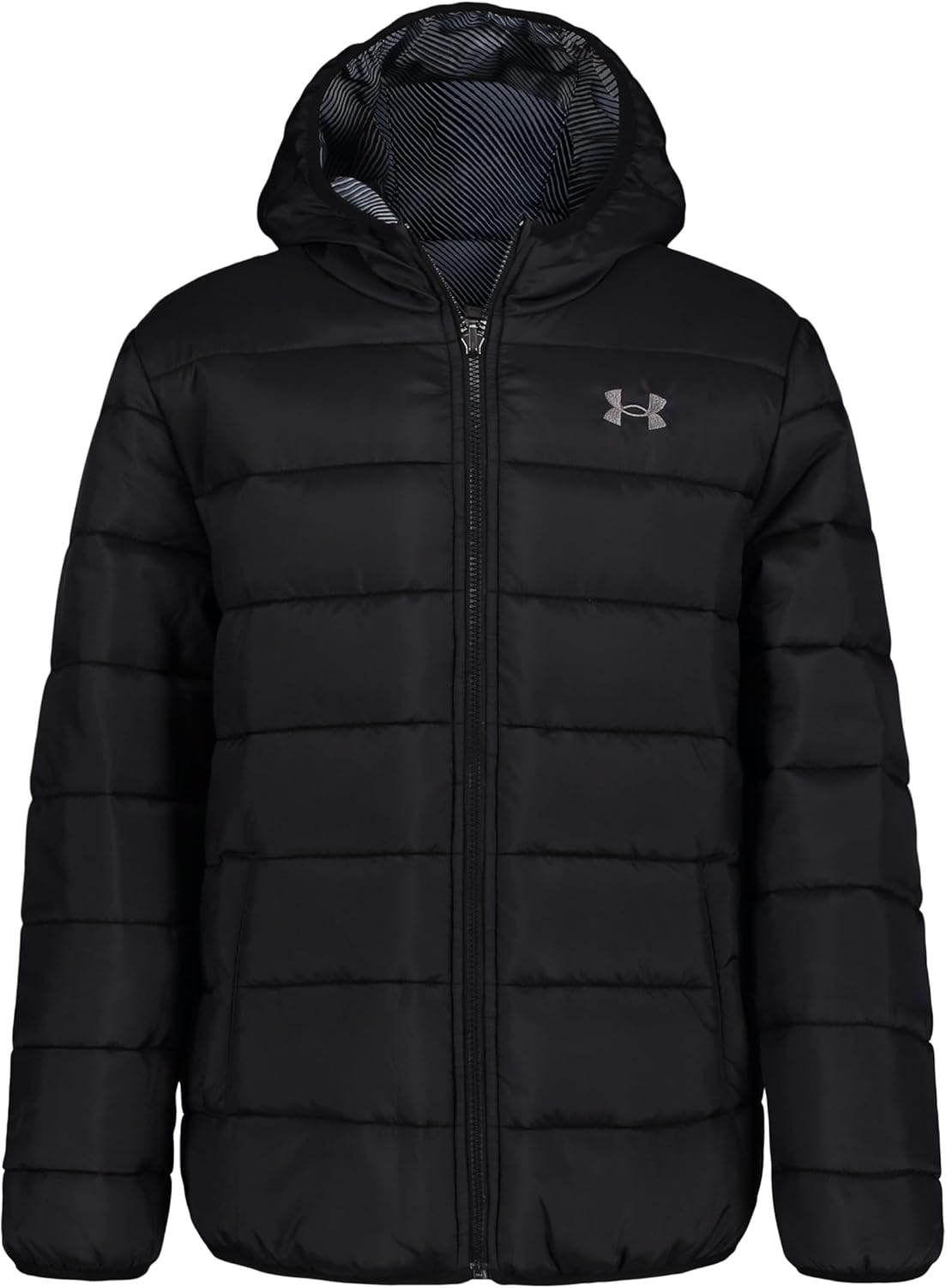 Under Armour Boys Pronto Colorblock Puffer Jacket for Winter