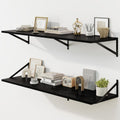 Fun Memories Floating Shelves 48W x 12D - Large Sturdy Wall Shelves