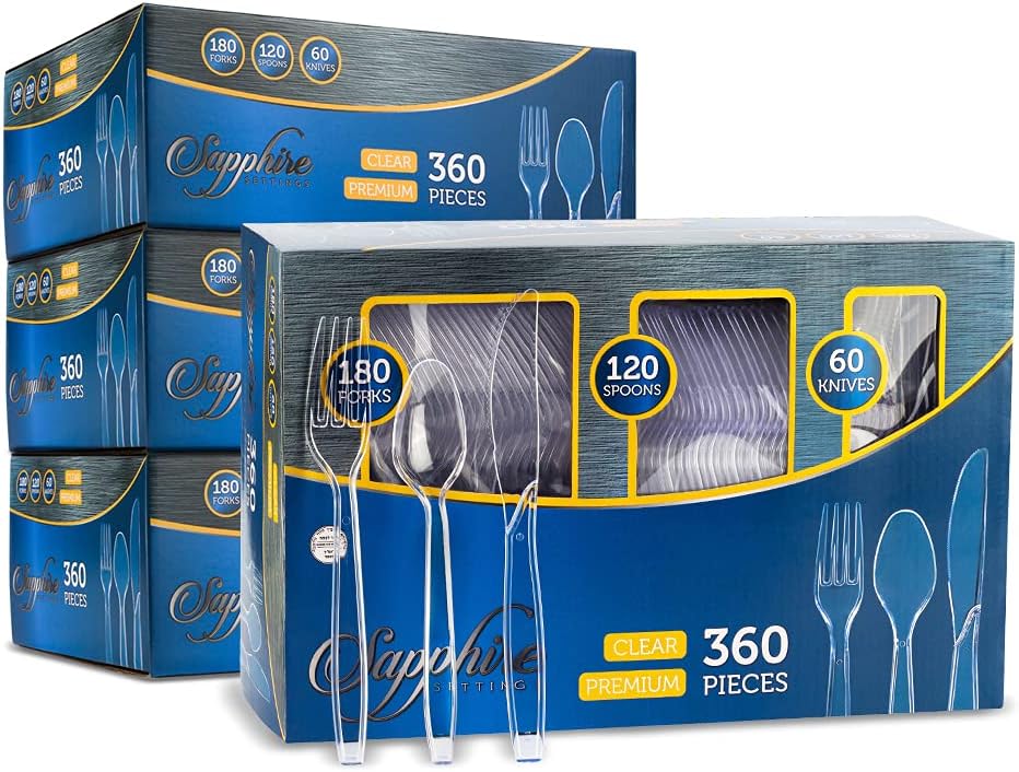 Party Bargains Disposable Cutlery Set for Elegant Events
