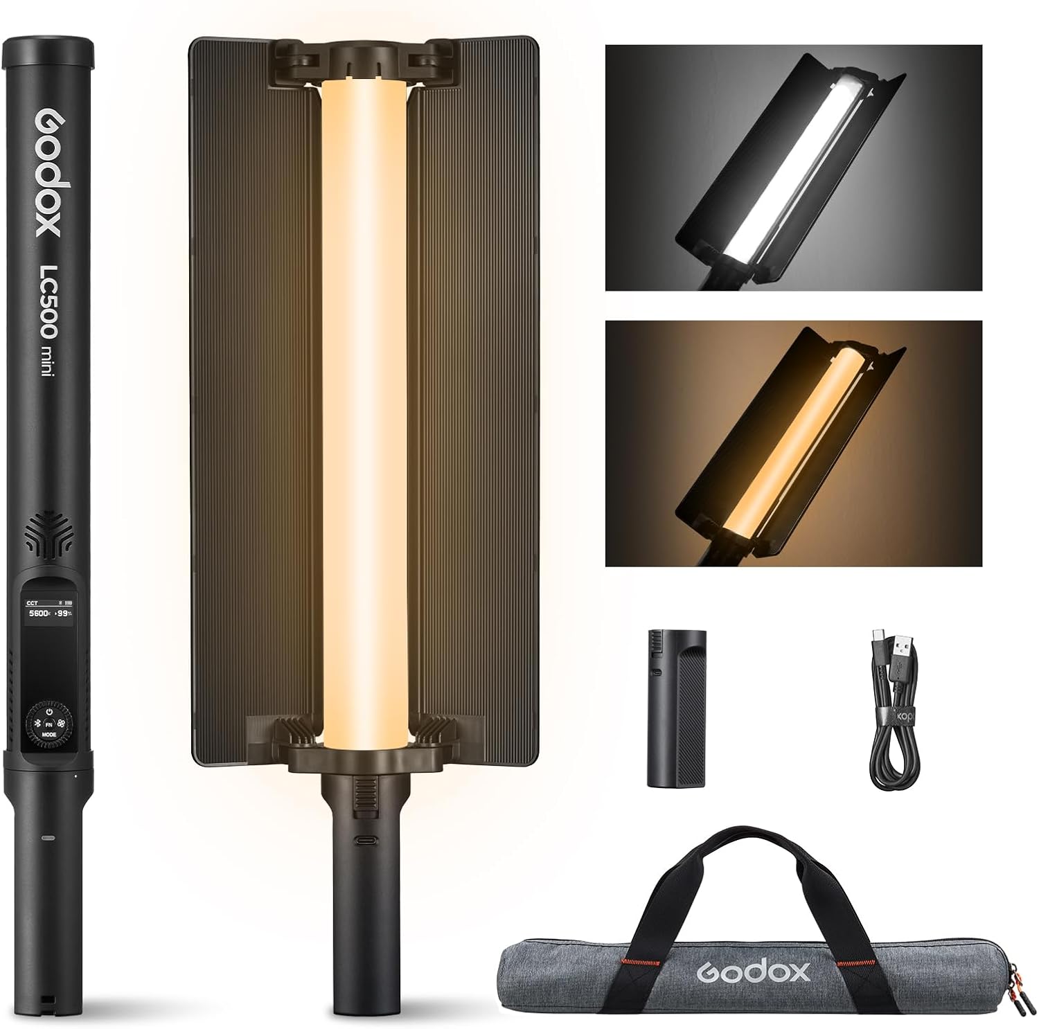Godox LC500 Mini Bi-Color LED Light Stick for Creative Lighting