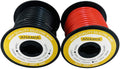 10 AWG Silicone Wire 50ft (25ft Red + 25ft Black) - Flexible Tinned