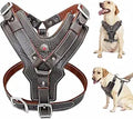 Leather Large Dog Harness Heavy Duty Vest - Durable Fit for Big Dogs