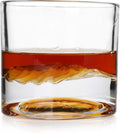 Smoky Mountain Heavy Crystal Whiskey Glasses Set of 2 - Freezable