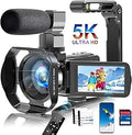 Camcorder 5K Video Camera Ultra 64MP WiFi HD Camcorder - Vlogging