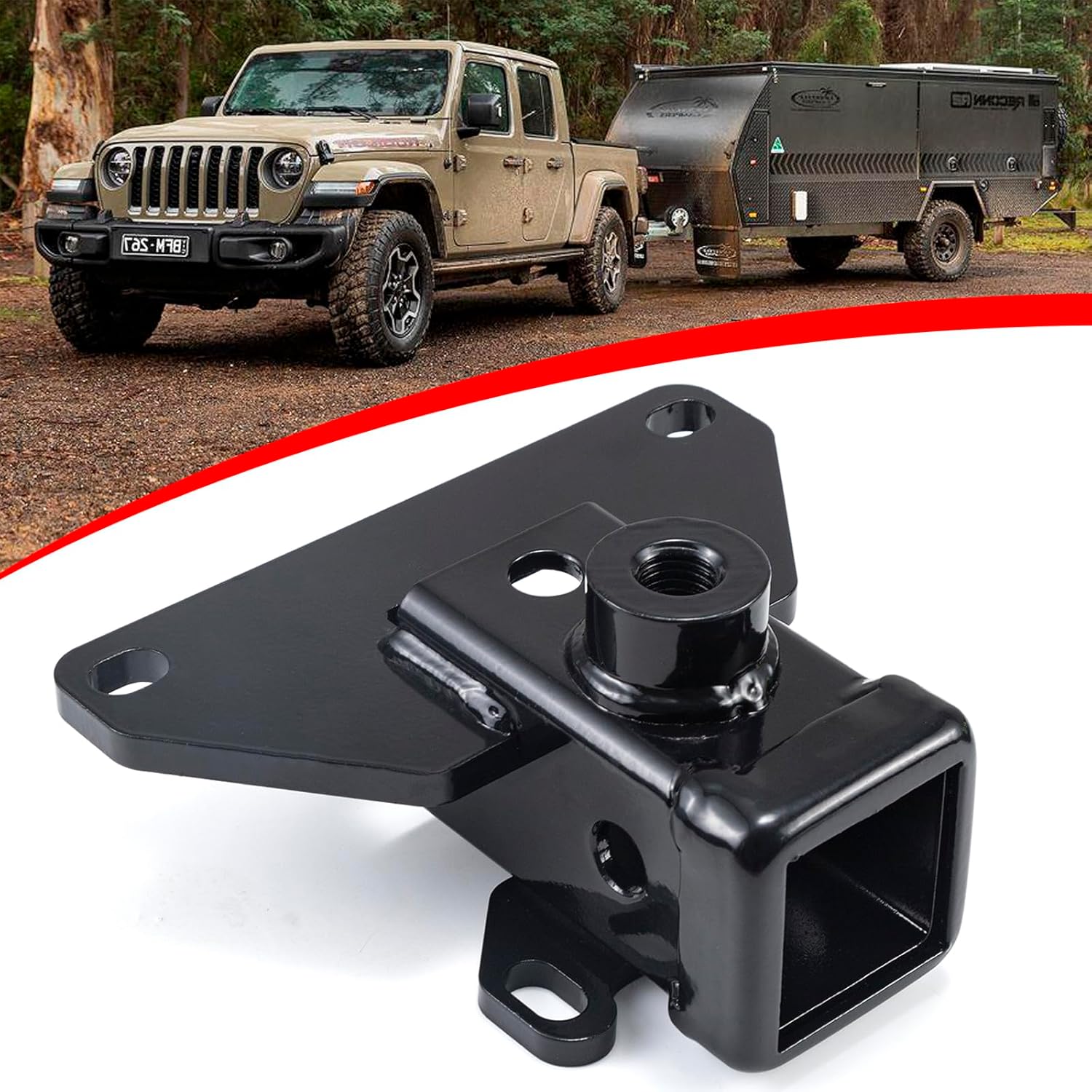 Gladiator JT Trailer Tow Hitch | Heavy Duty 2-Inch Receiver