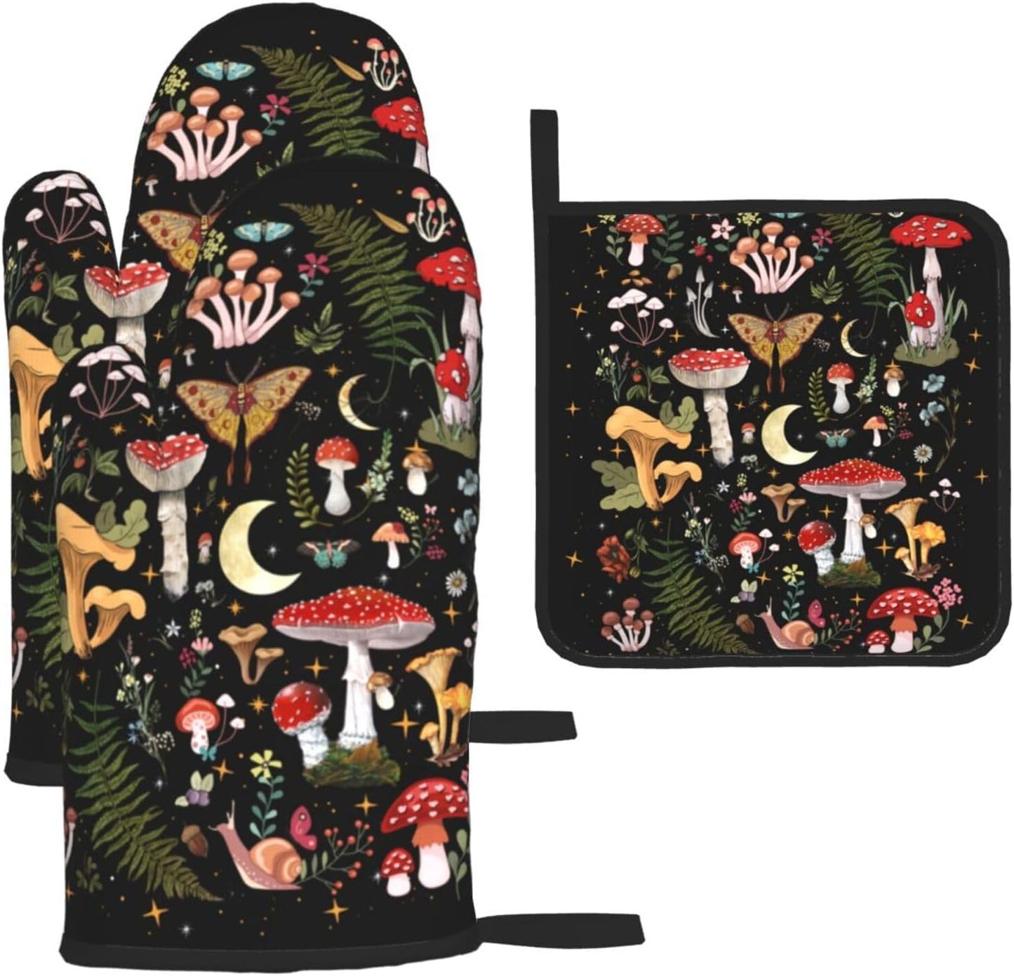Witchy Mushroom Kitchen Set by LANAIQO