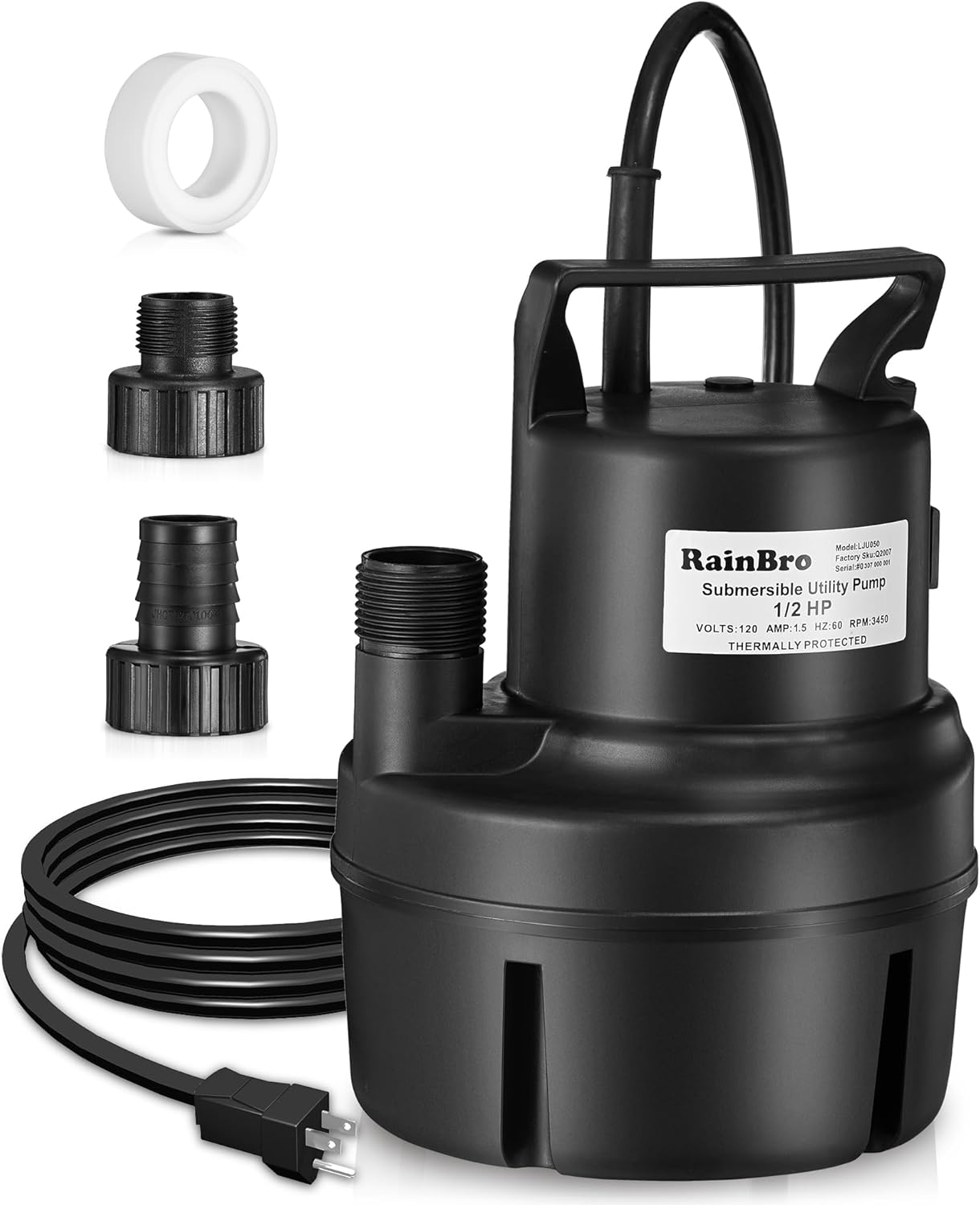 Submersible Sump Pump for Clean and Dirty Water Tasks