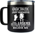 Best Golfer Mug for Dad - 14oz Cup