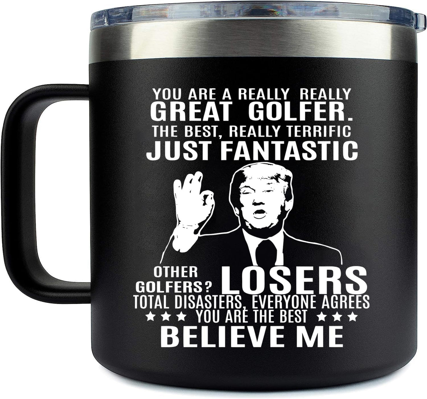 Best Golfer Mug for Dad - 14oz Cup