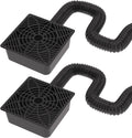 Gutter Downspout Extensions 2 Pack - Flexible 5.1ft Extensions