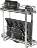 Glidez Chrome-Plated Steel Pull-Out Storage Organizer for Cookware