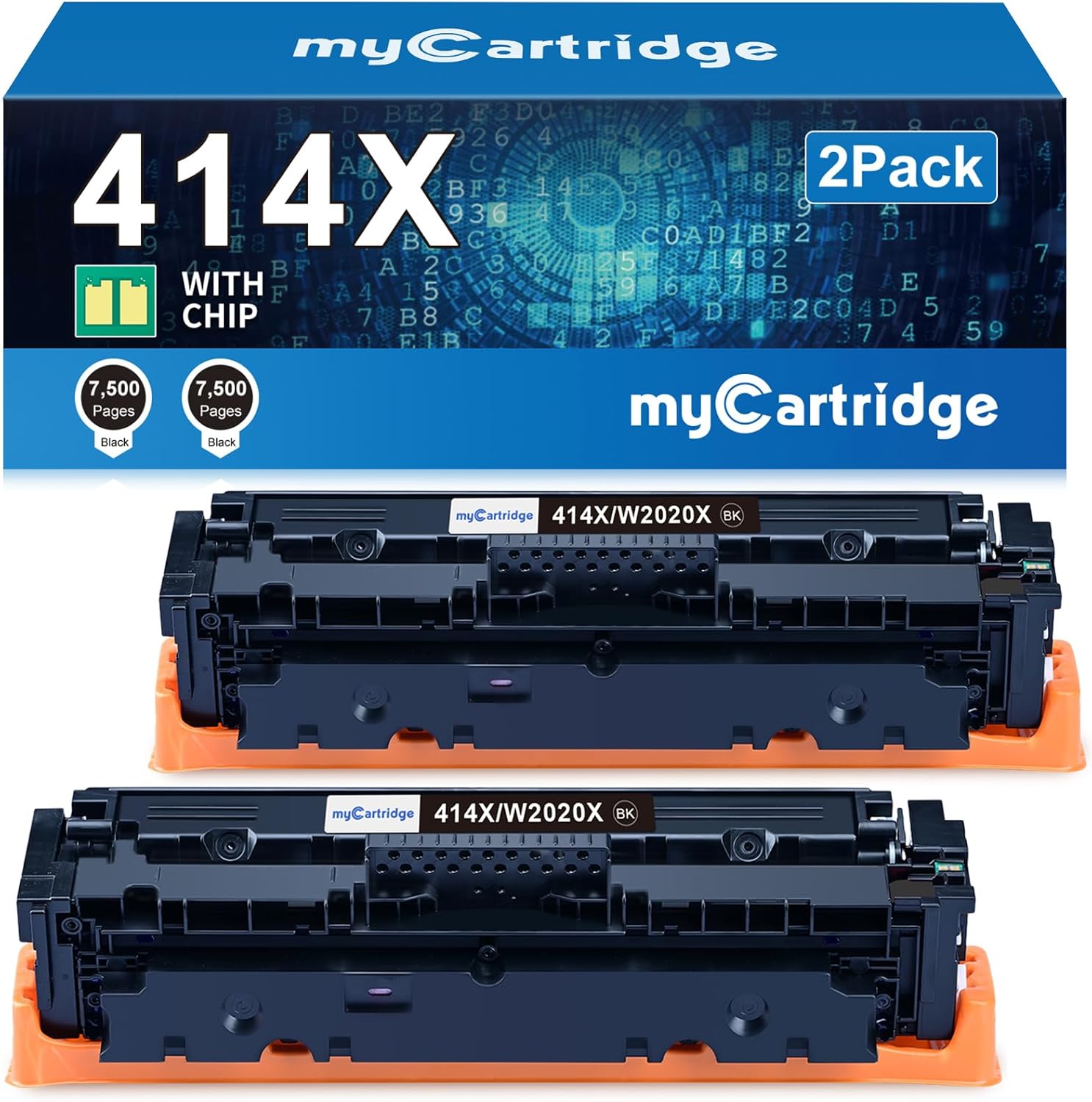 High Yield Black Toner 2-Pack for HP Color Laserjet Pro
