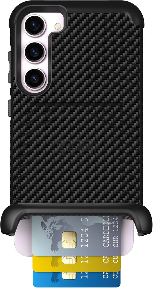 Scooch Galaxy S23+ Plus Case with Card Holder and Kickstand