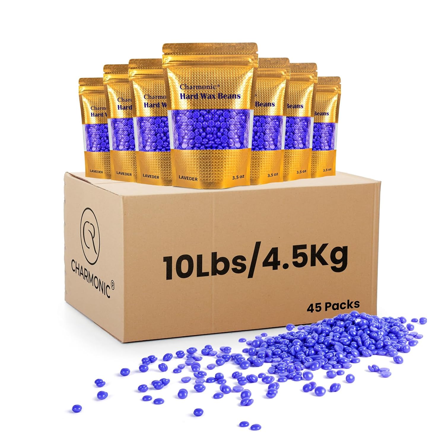 Charmonic Hard Wax Beads for Effective Hair Removal at Home