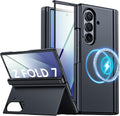 Galaxy Z Fold 7 Case Magnetic Power with Kickstand - Slim Hinge