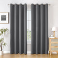Blackout Curtains 84 in Long 2 Panels Set - Room Darkening Privacy