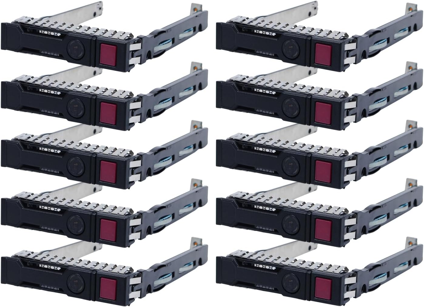 10-Pack Hard Drive Tray Caddy for HP Proliant Servers