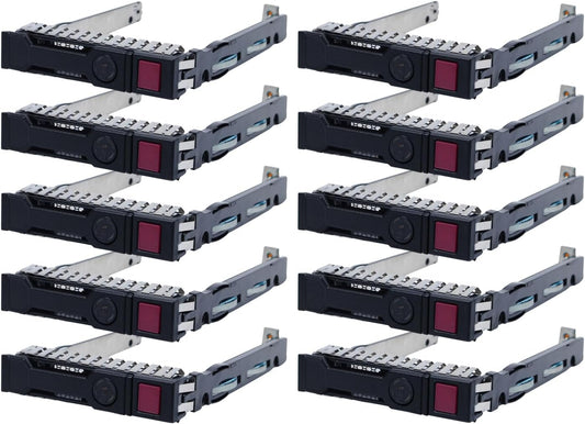 10-Pack Hard Drive Tray Caddy for HP Proliant Servers