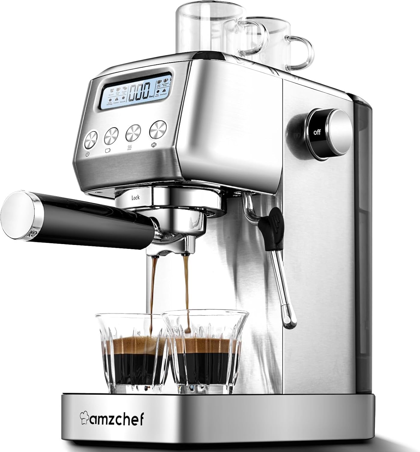AMZCHEF 20 Bar Espresso Machine - Perfect Cappuccinos!