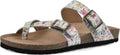 WHITE MOUNTAIN Gracie Comfort-Molded Footbed Sandal (Style 58YT)