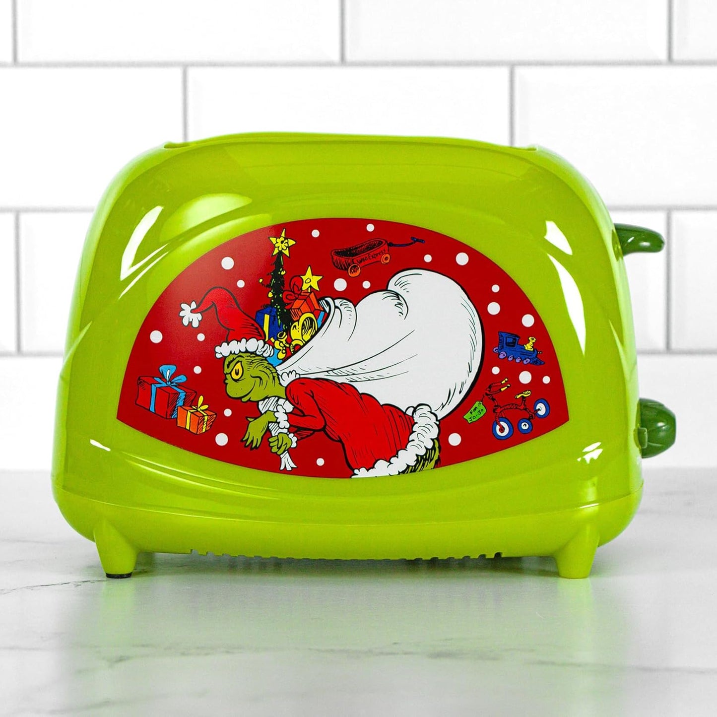 Grinch Toaster for Holiday Breakfast Fun with Iconic Design