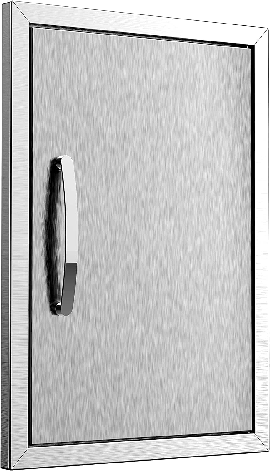 Outdoor Kitchen Doors - Flush Mount Stainless Steel BBQ Access Door