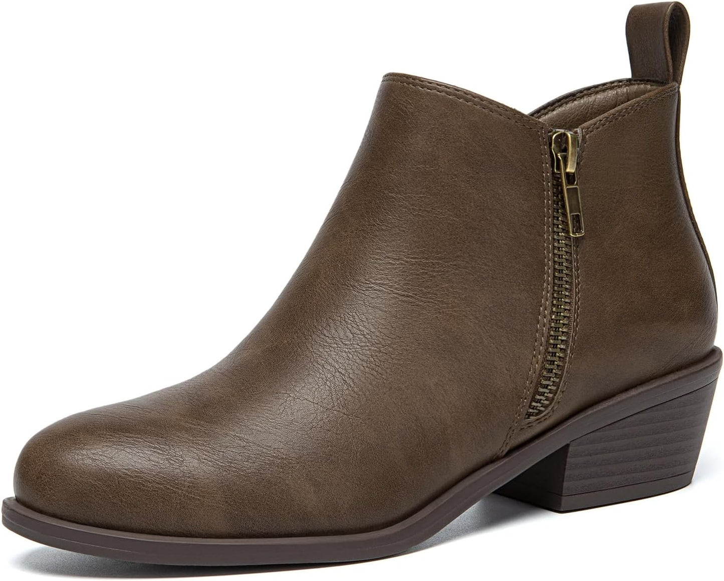 Athlefit Women's Ankle Boots Comfortable Short Booties Style