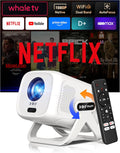 Xgody Netflix Certified Native 1080P Full HD Projector - Compact Smart