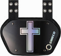Golden Cross Chrome Football Back Plate for Youth - Lower Back