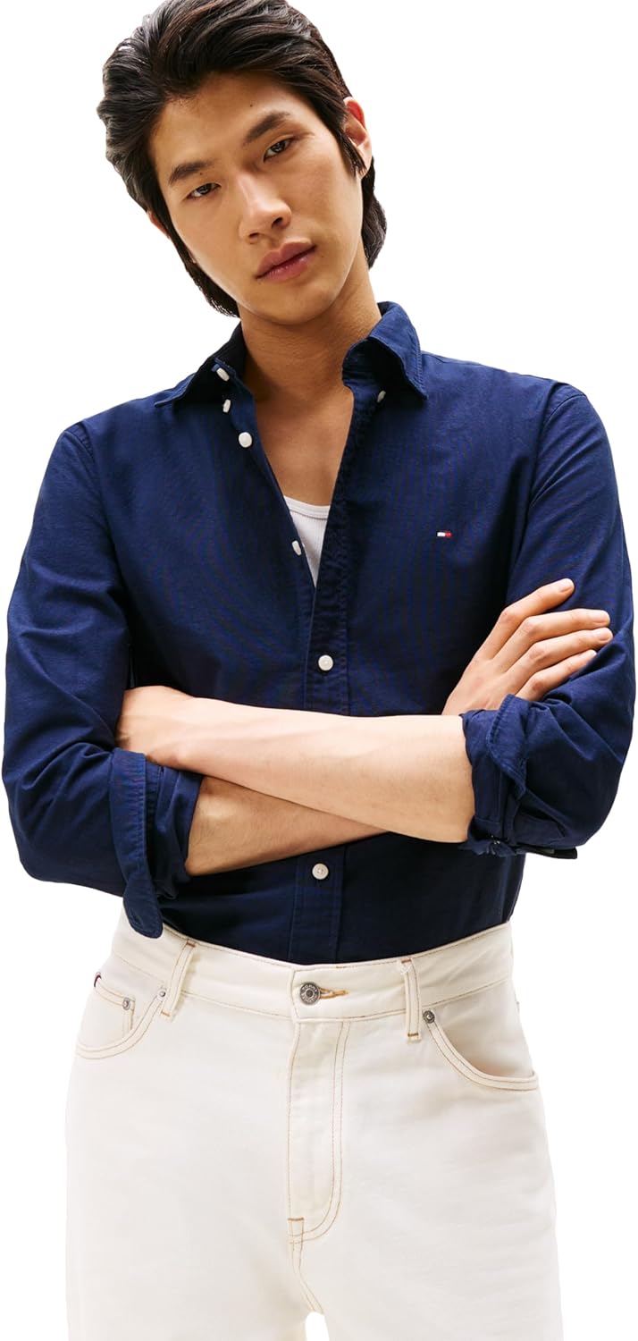 Tommy Hilfiger Long Sleeve Oxford Regular Fit Button Down Shirts