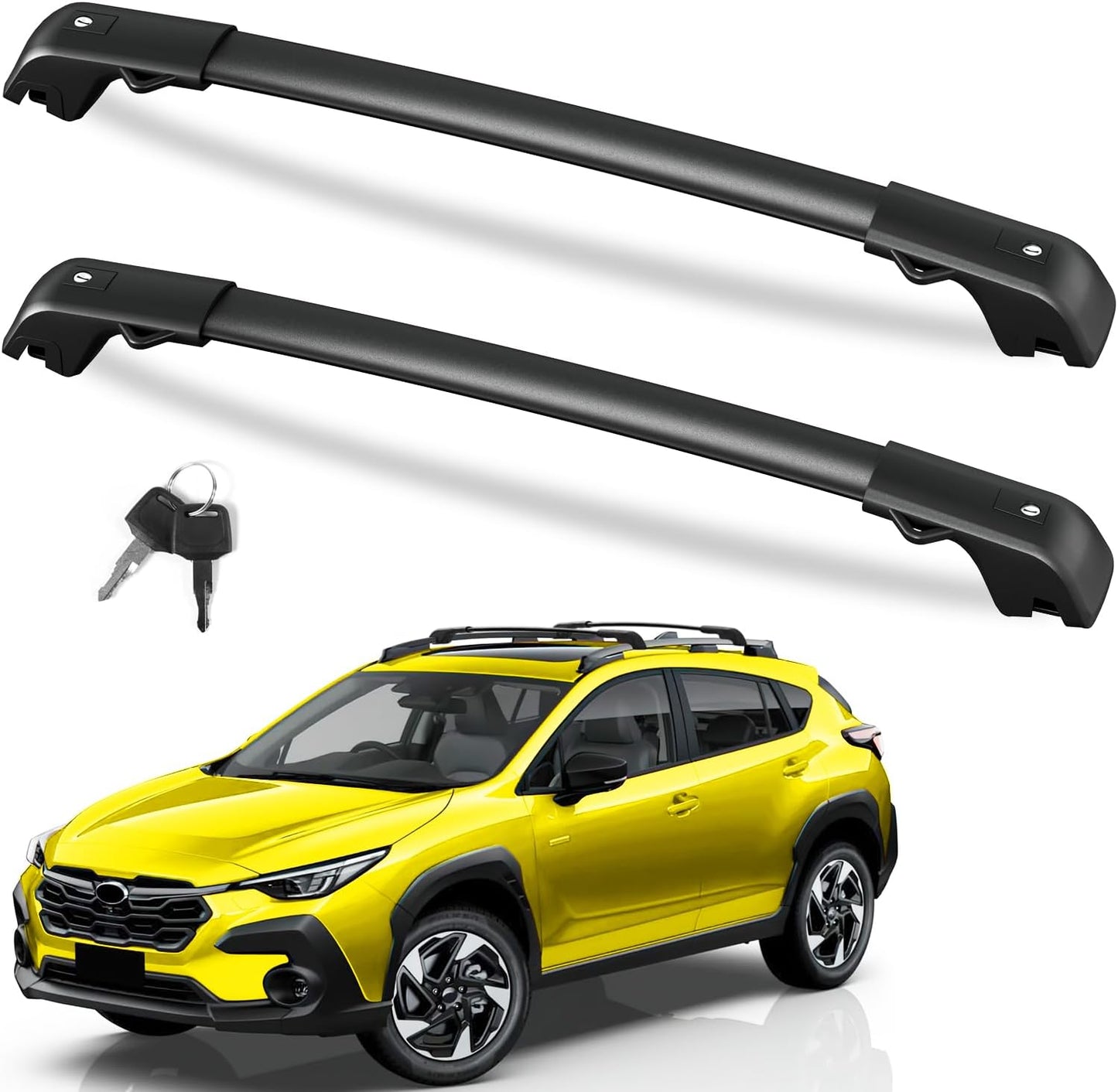 FengYu Lockable Roof Rack Cross Bars for Subaru Crosstrek 2024 2025