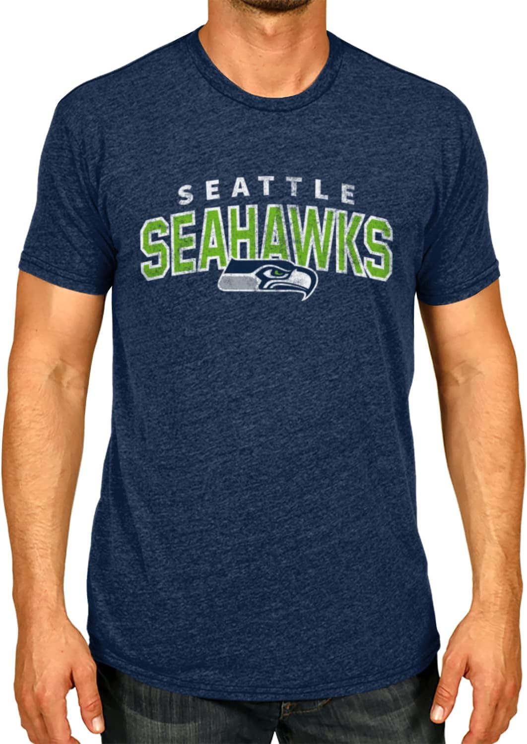 Seattle Seahawks Short Sleeve Heather T-Shirt for Game Day