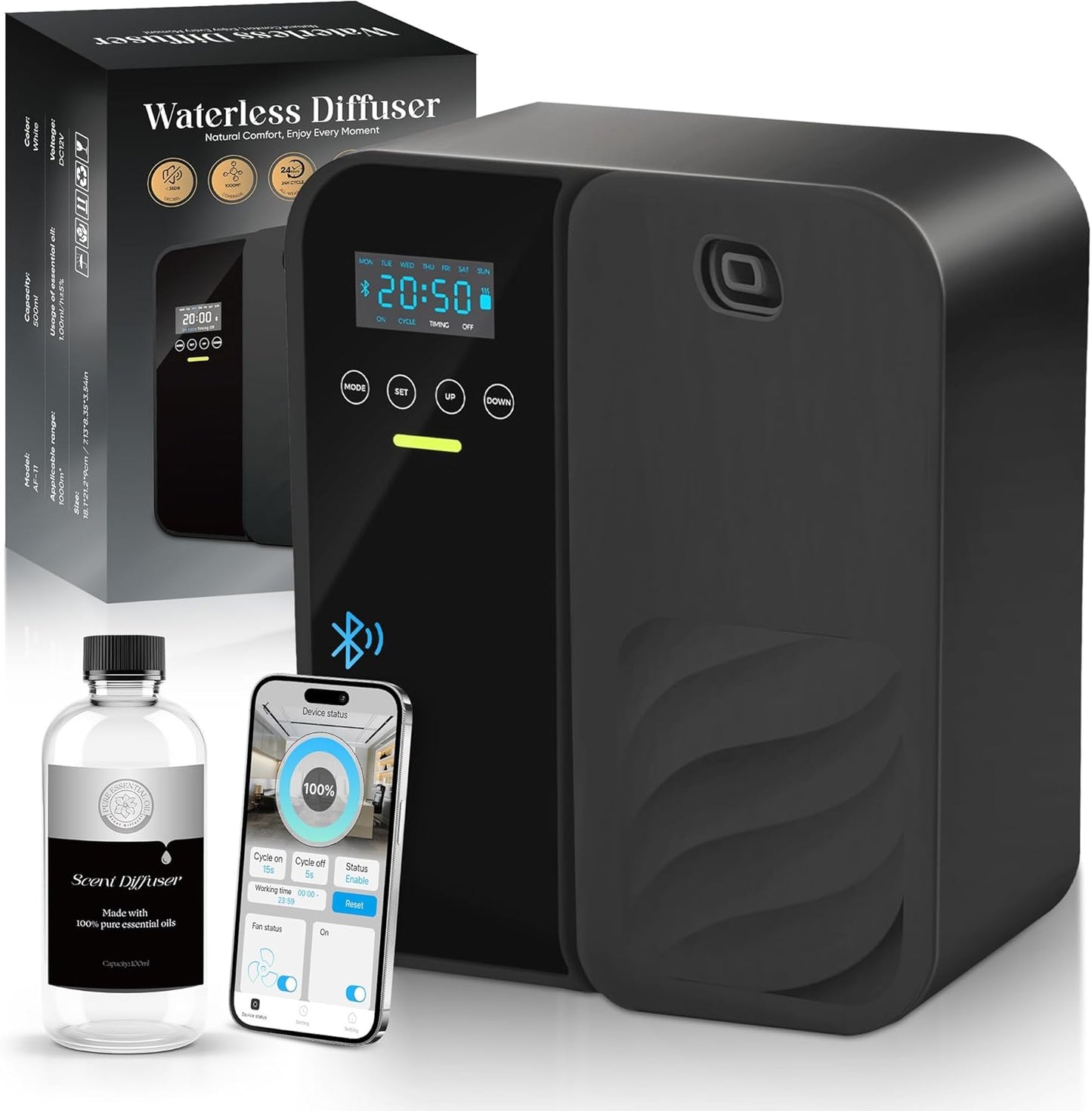 Hotel Scent Diffuser for Home and Office with Bluetooth Control
