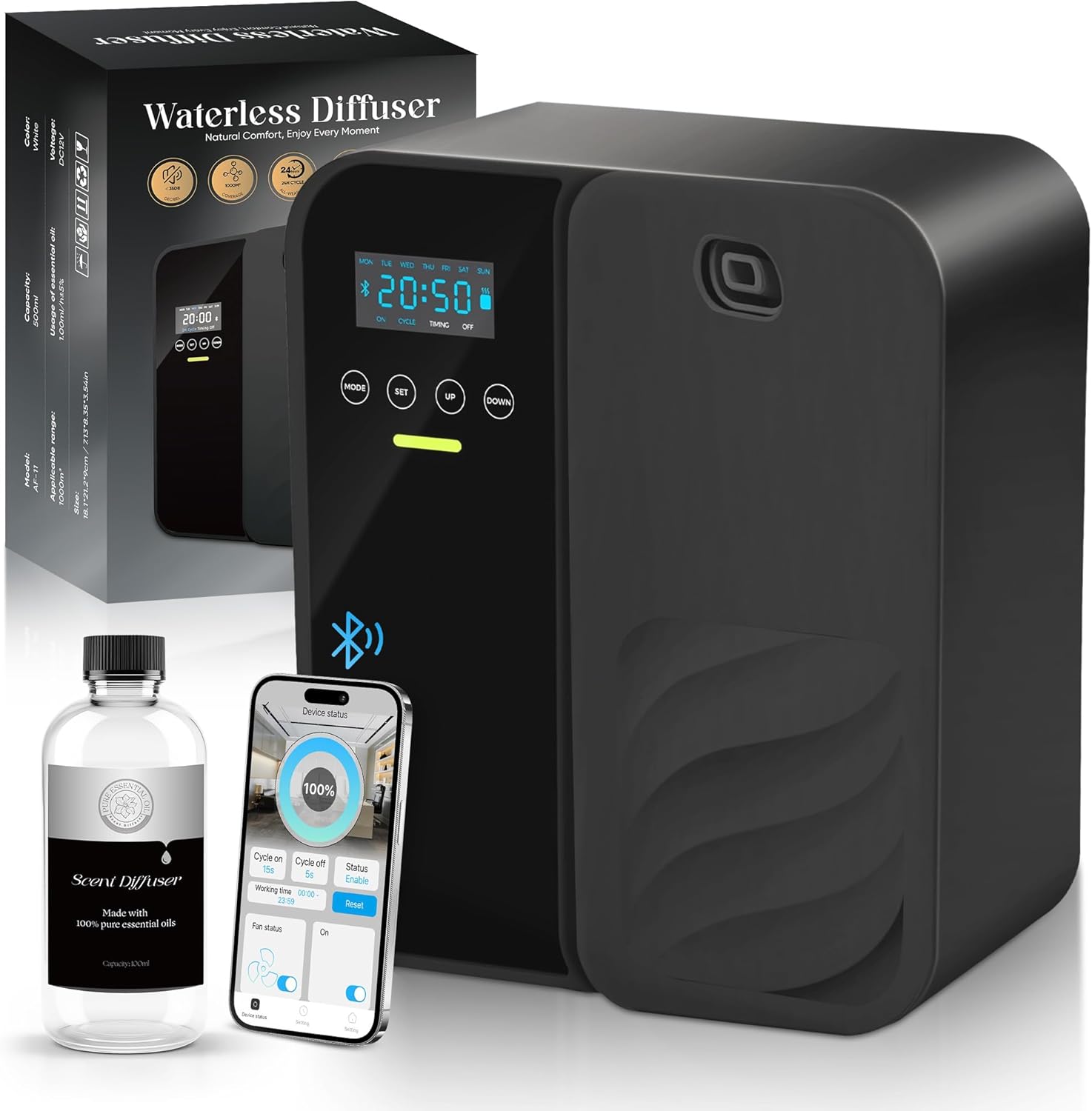Hotel Scent Diffuser for Home and Office with Bluetooth Control
