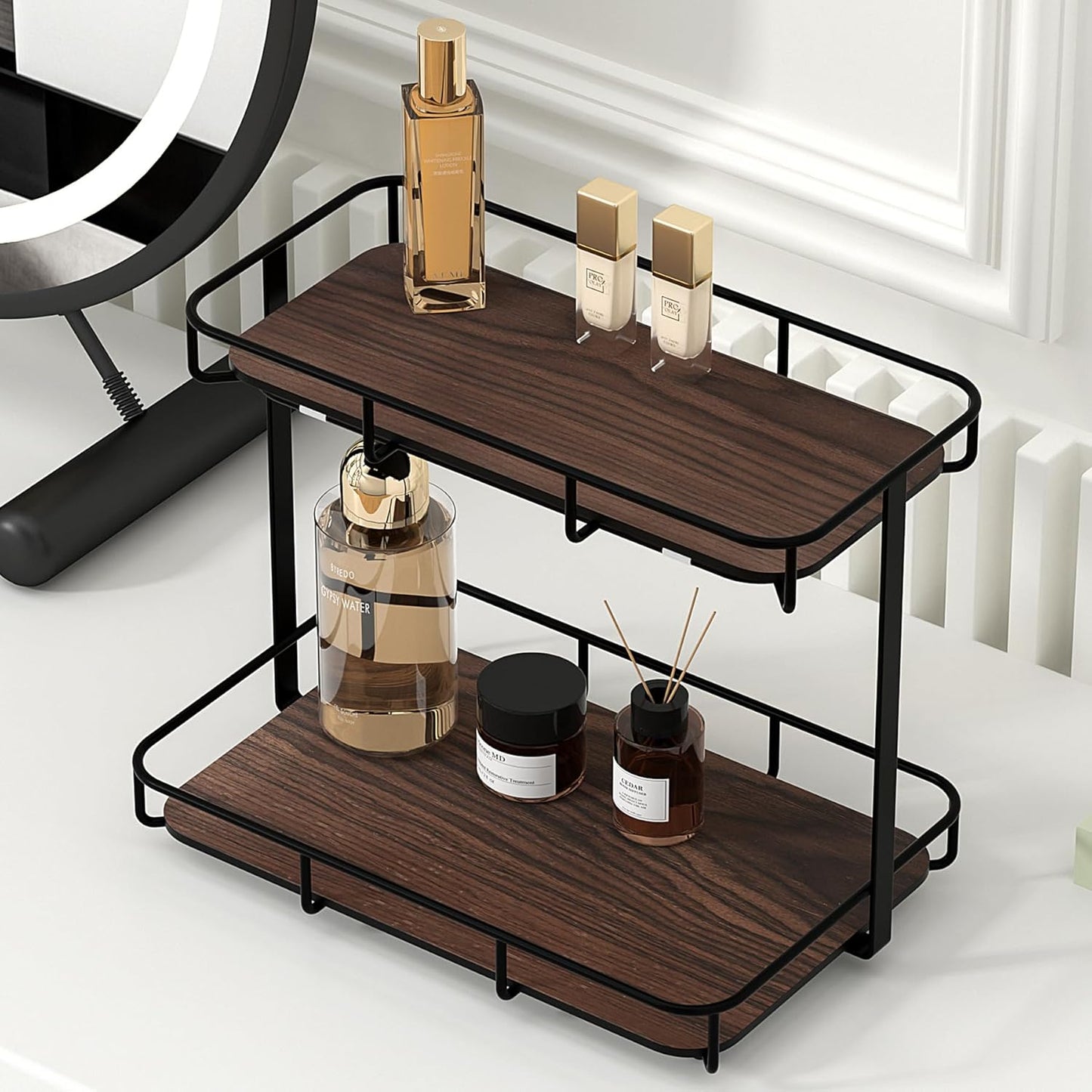 Bathroom Organizer Countertop Perfume and Makeup Storage Rack