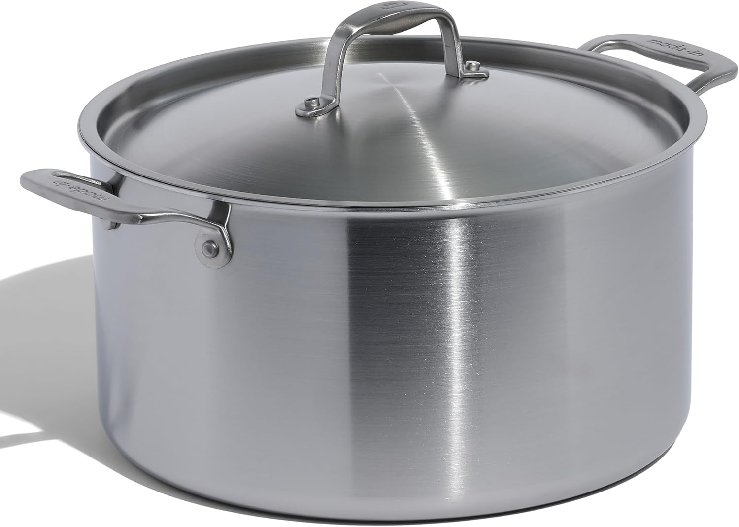 Professional Grade 12qt Stainless Stock Pot - Induction Ready