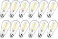 MAXvolador 12-Pack Dimmable Vintage LED Edison Bulb 60W Equivalent
