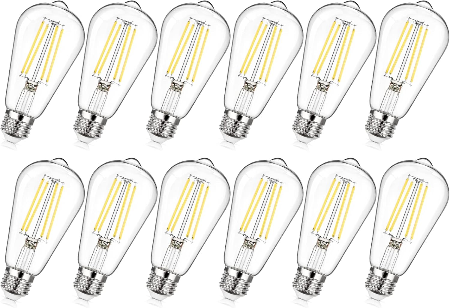 Dimmable Vintage LED Edison Bulbs for Bright, Cozy Lighting