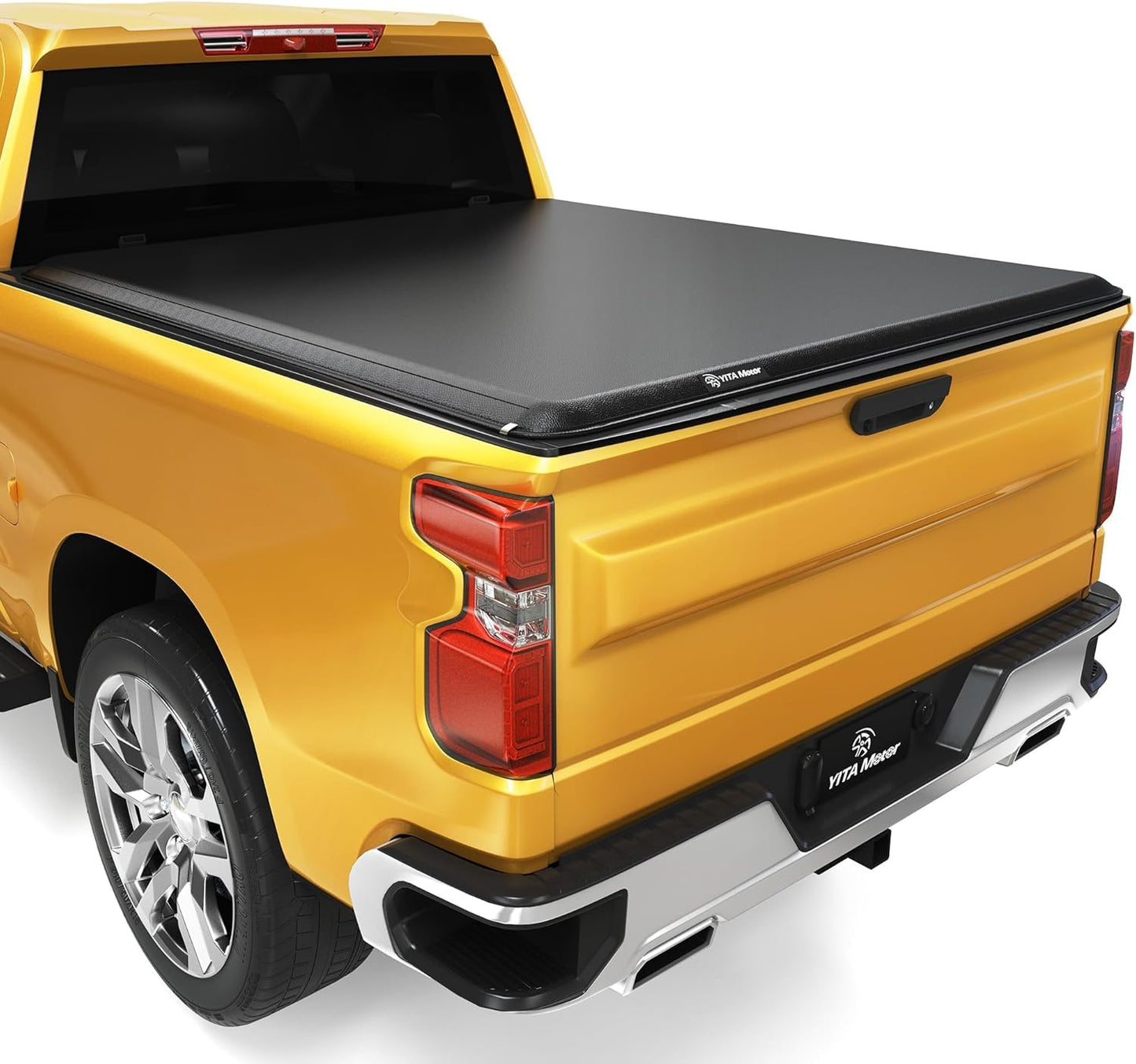 YITAMOTOR Soft Roll Up Truck Bed Tonneau Cover for Chevy Silverado