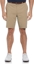 Men's 9in Flat Front Golf Shorts with Active Waistband - Big & Tall