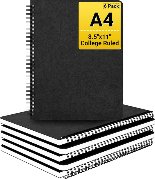 Thick Paper A4 Spiral Notebook Set - Ideal for all Tasks!
