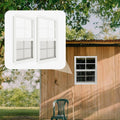 Double Shed Windows with Tempered Glass for Outdoor Spaces