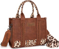 Women's Wrangler Tote Bag by Montana West with Chic Cow Print Design