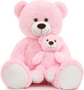 Tezituor Giant Stuffed Animal 39in Teddy with Baby - Cozy Gift