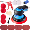 5 Inch Pneumatic DA Sander Kit - Complete Auto Body & Wood Finish