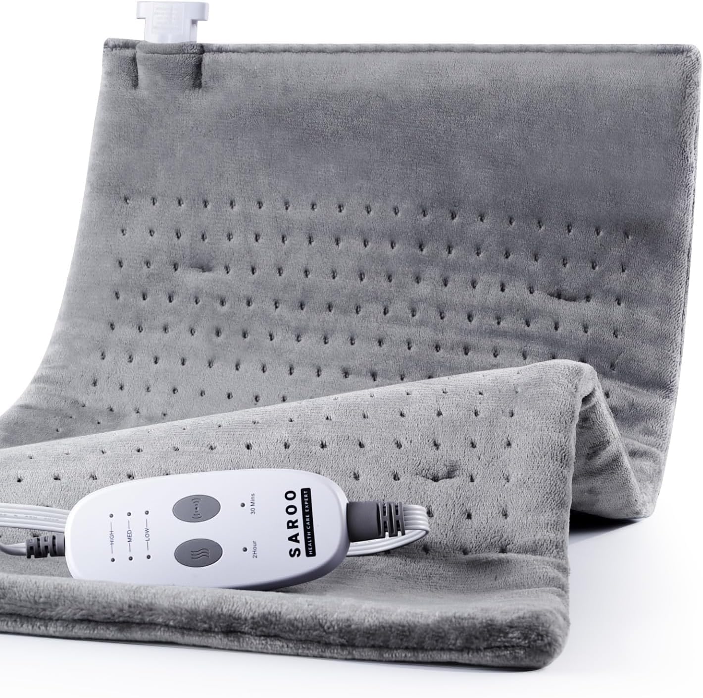 Heating Pad for Back Pain Relief with Massage Features