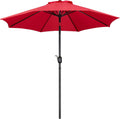 9FT Outdoor Patio Umbrella Market Table Umbrella - Tilt & Crank