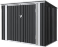 Greesum 5.8x3.3 ft Outdoor Metal Storage Shed - Secure Trash & Tool